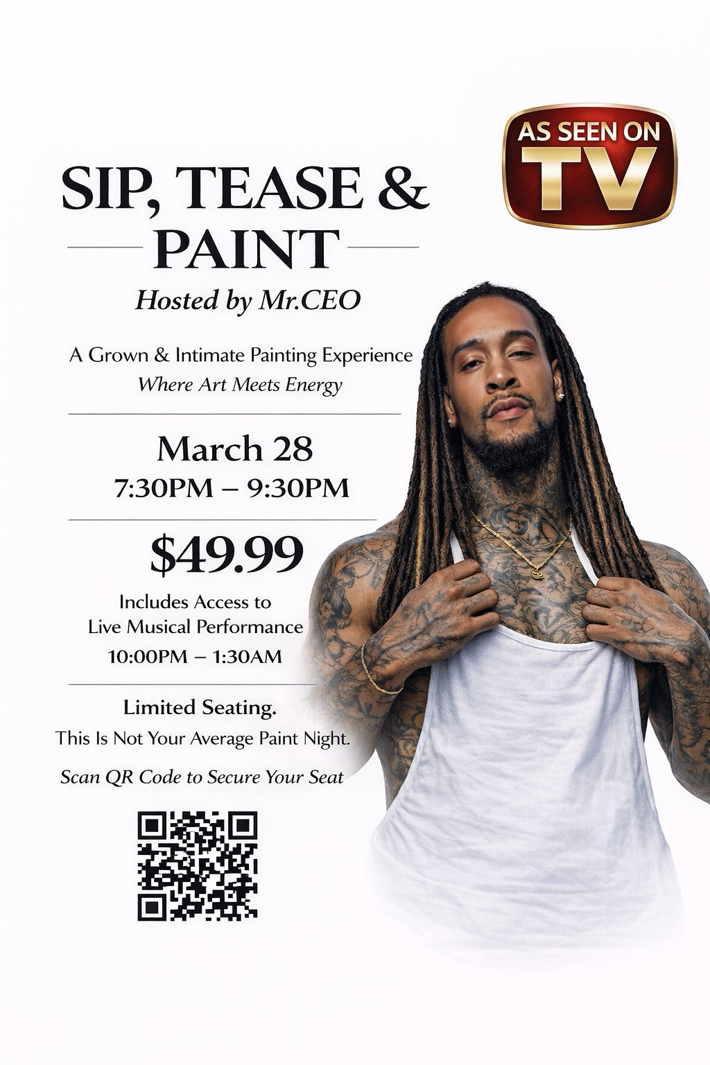 Mr. CEO Paint, Tease and Performance.