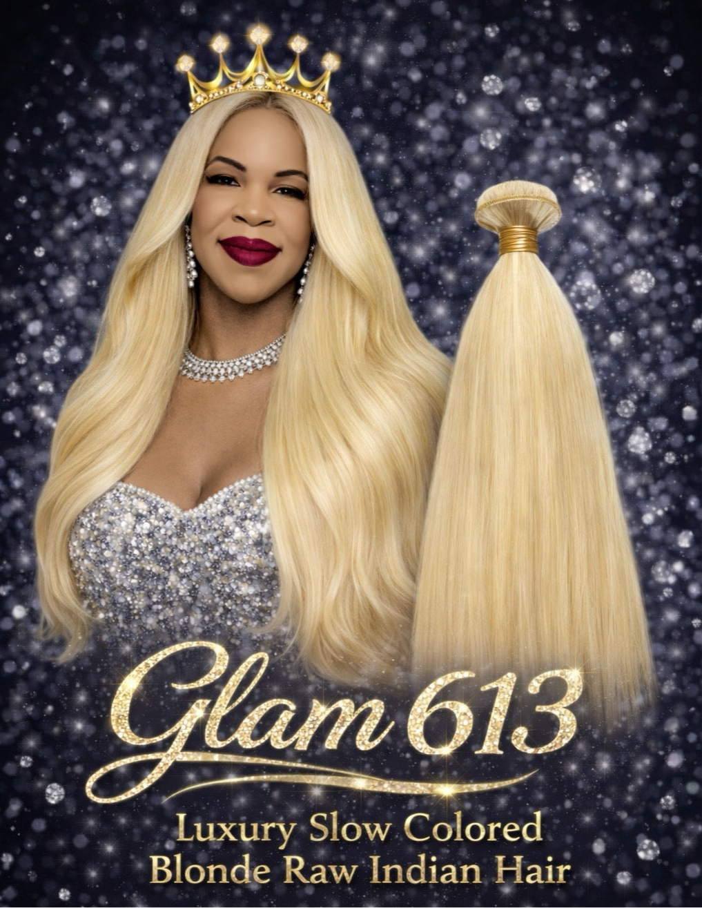 Glam 613 Blonde Luxury Raw Hair Extensions