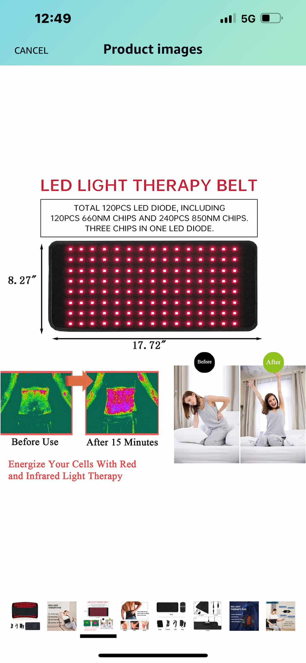 5 LED Electric Waist Trainers Private label