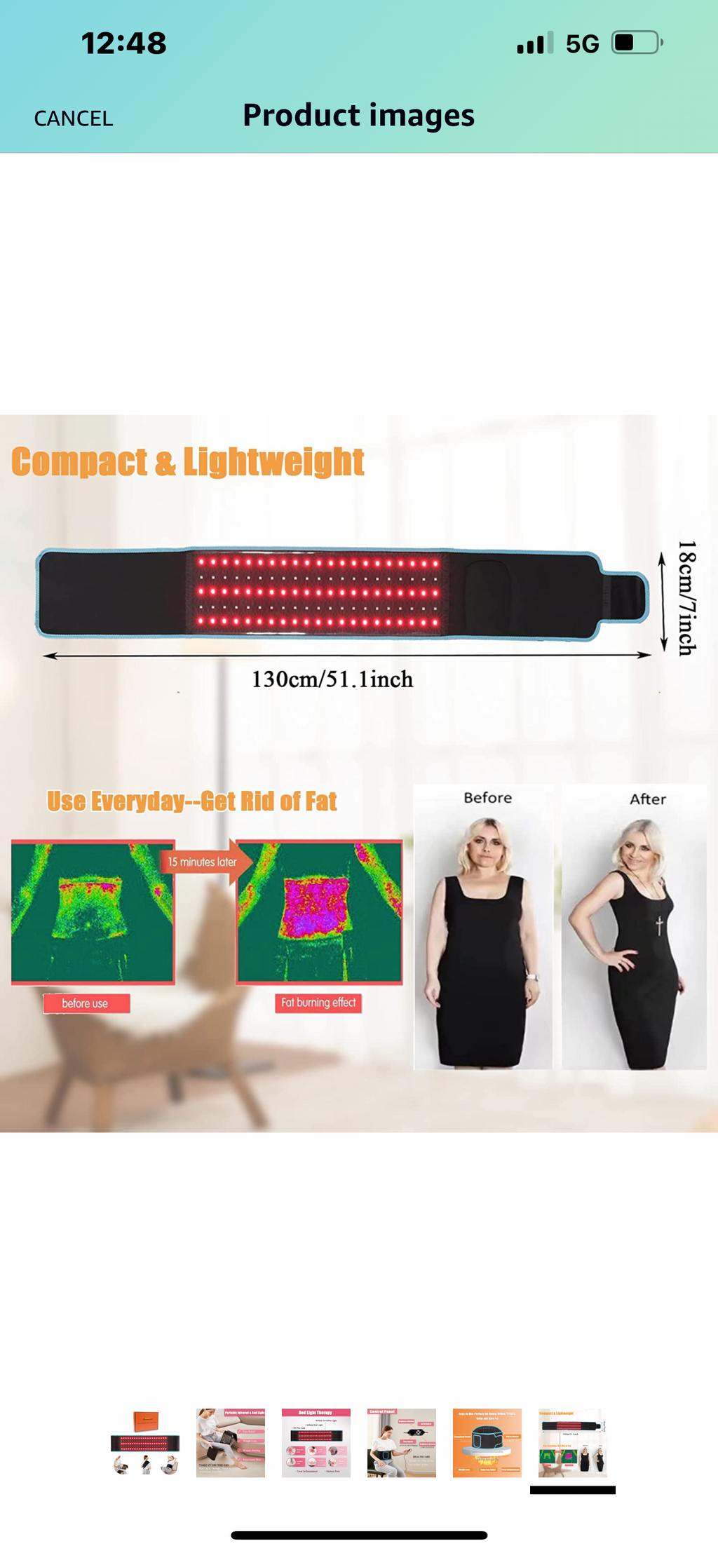 5 LED Electric Waist Trainers Private label