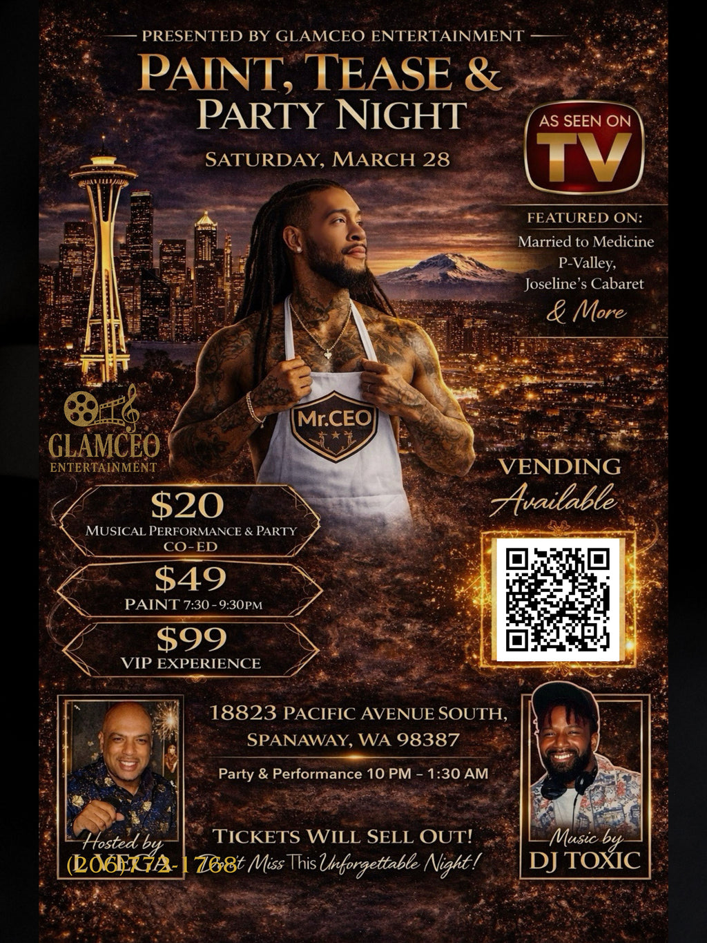 Mr. CEO Paint, Tease and Performance.